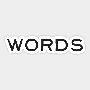 Words Sticker